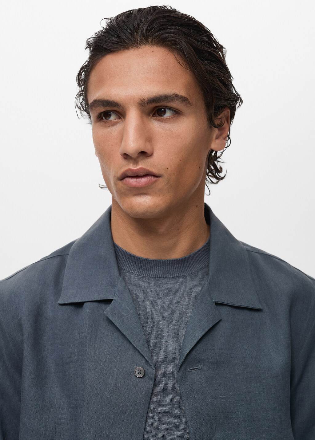 100% linen bowling-collar shirt 5 100% linen bowling-collar shirt