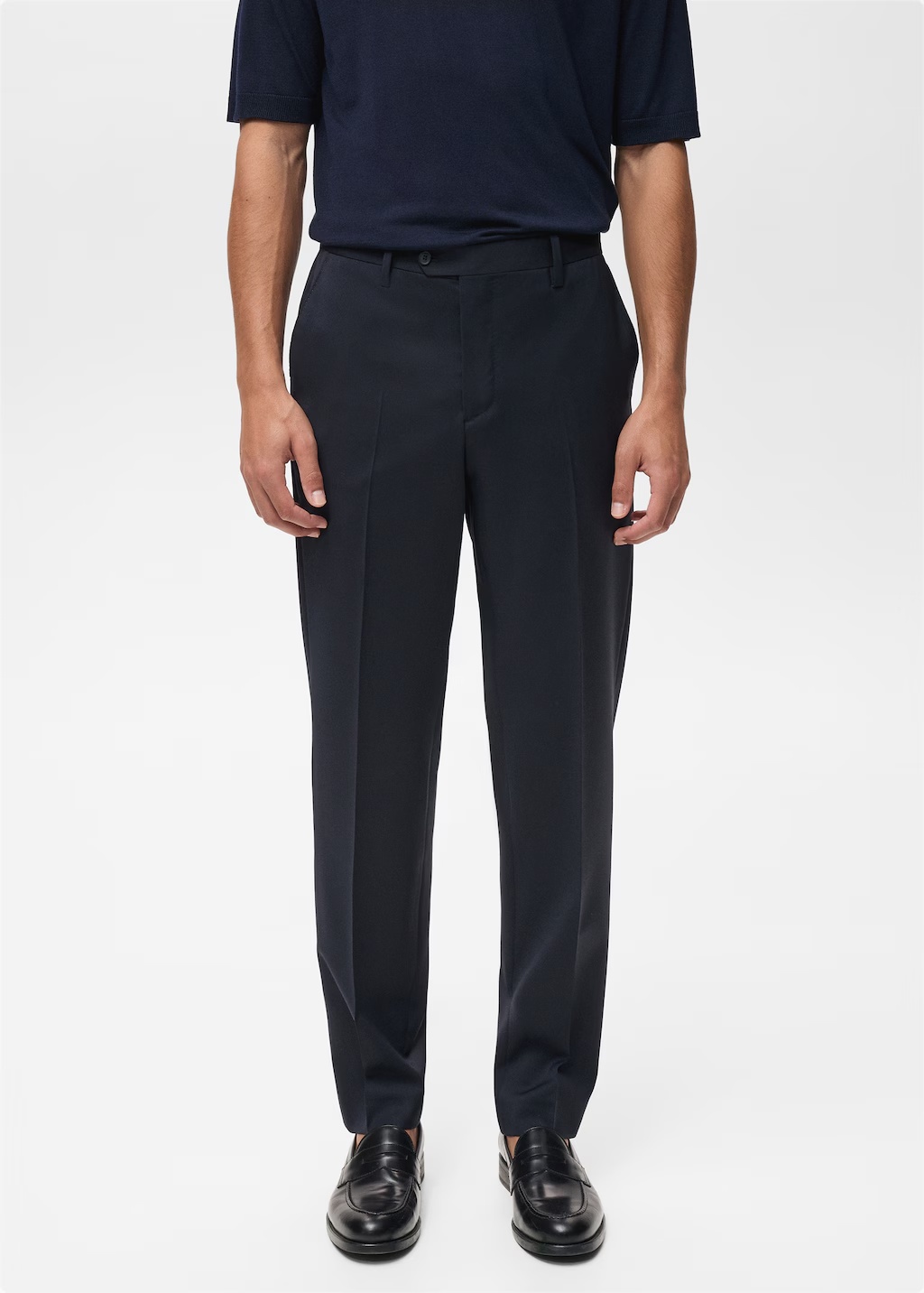 Cool wool suit pants