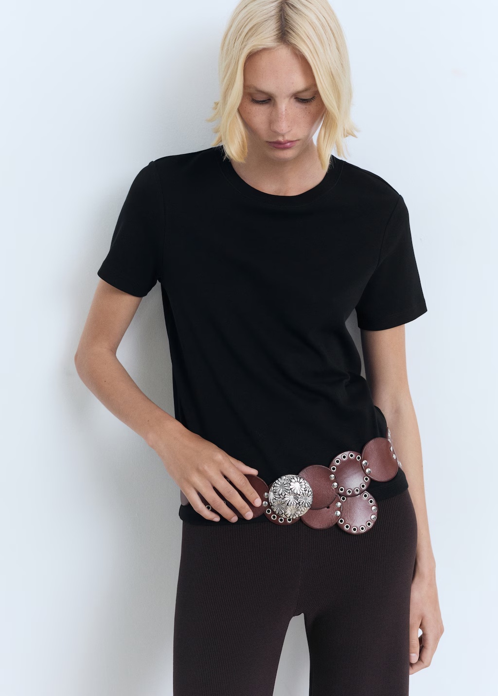 Cotton short-sleeved t-shirt