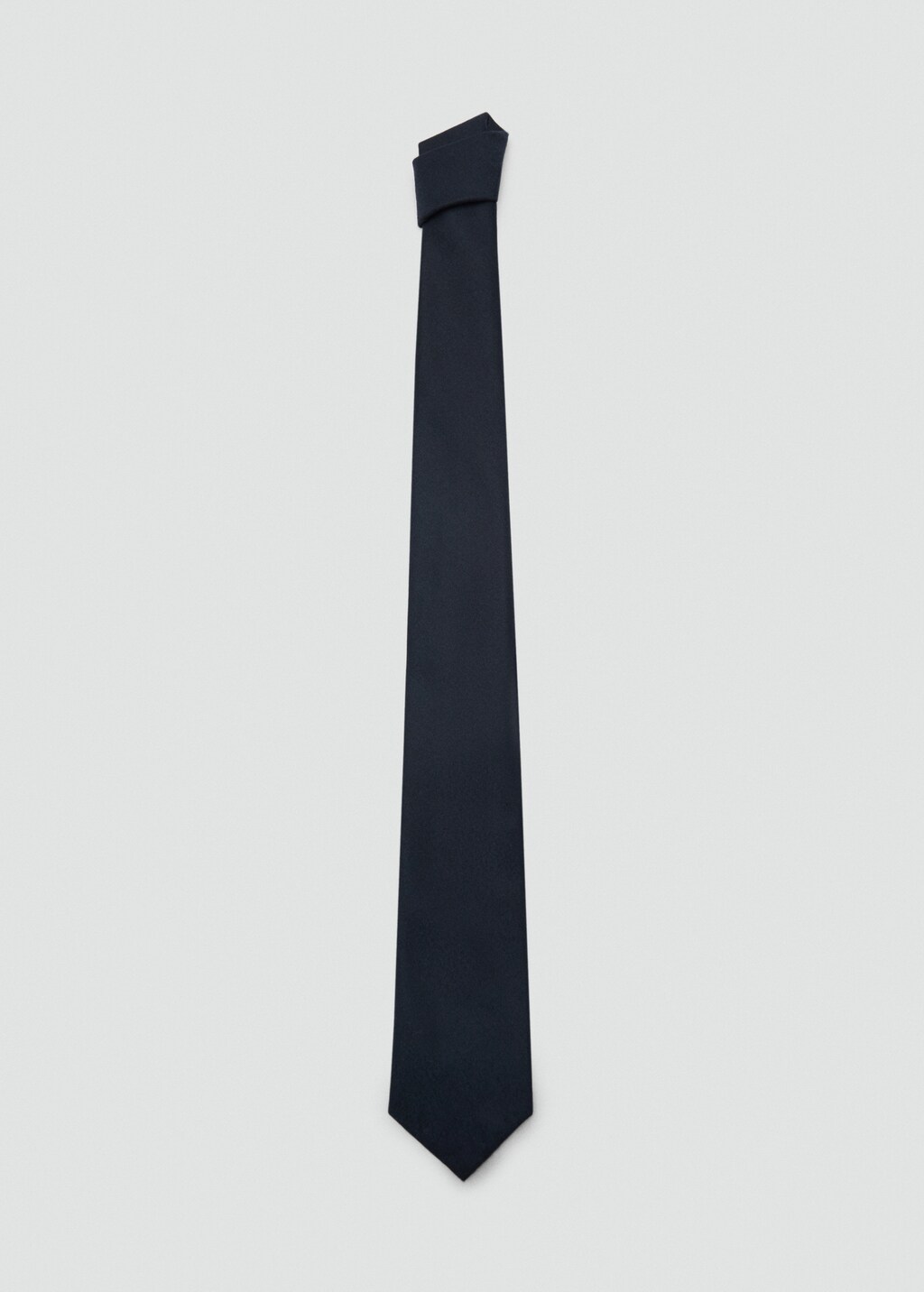 100% wool plain tie