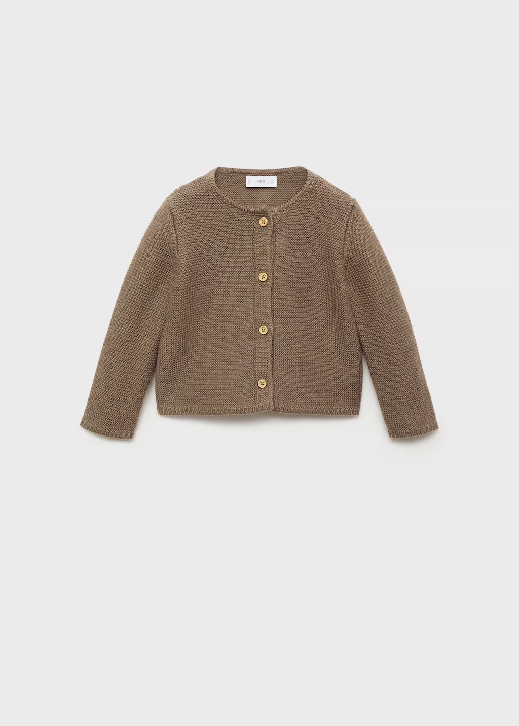 Knitted button cardigan
