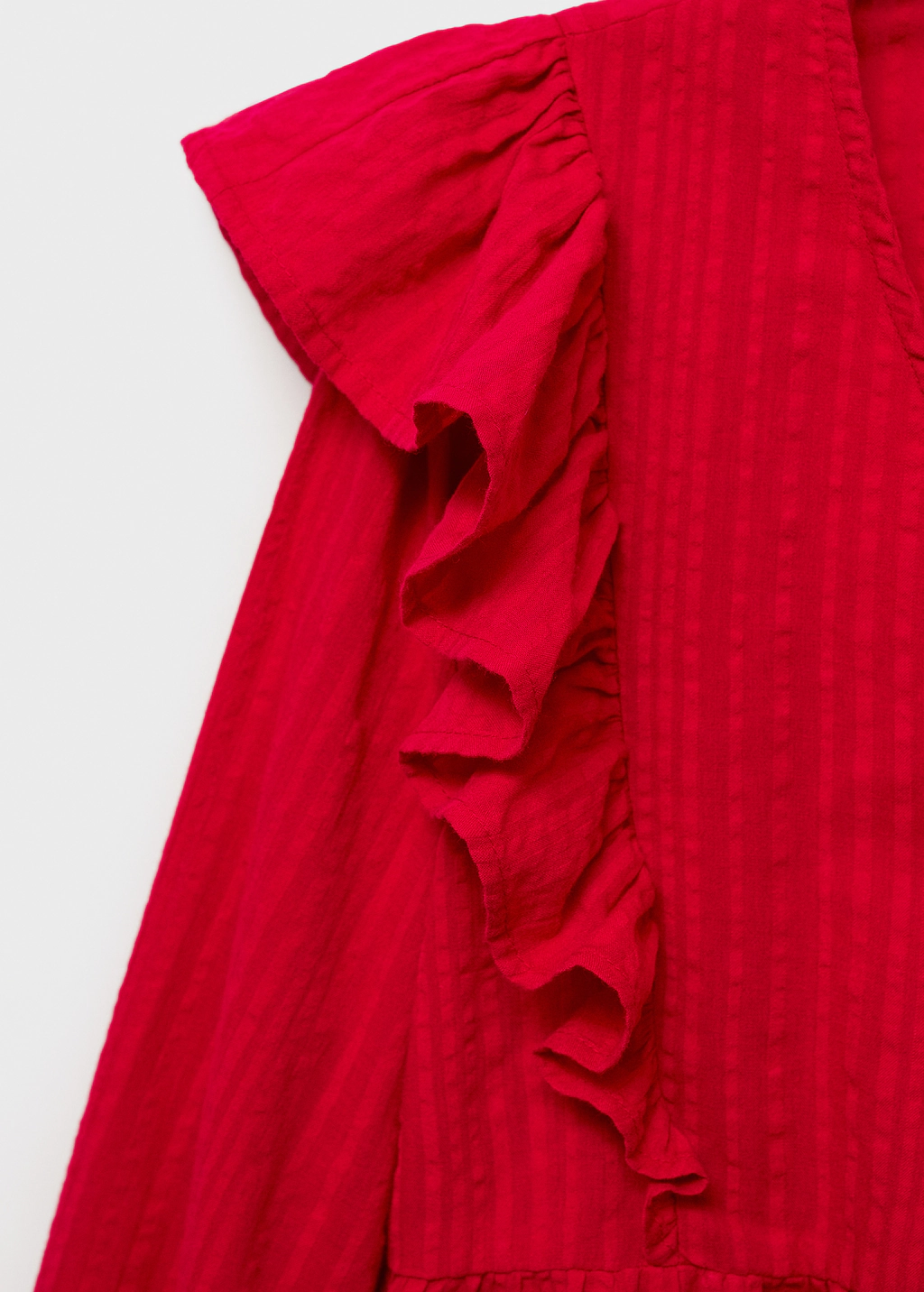 Ruffle shoulders blouse 9 Ruffle shoulders blouse