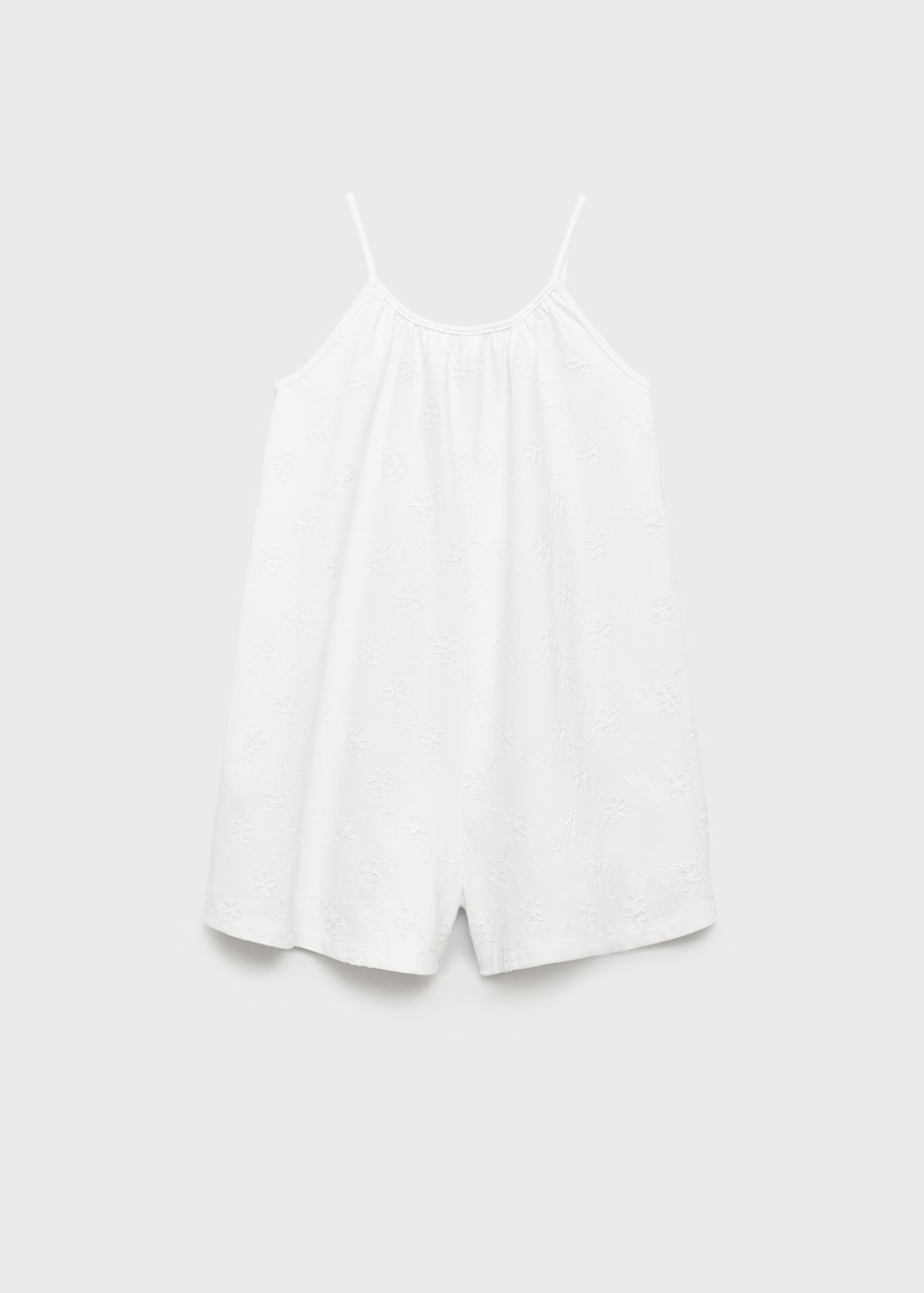 Floral embroidery jumpsuit 4 Floral embroidery jumpsuit