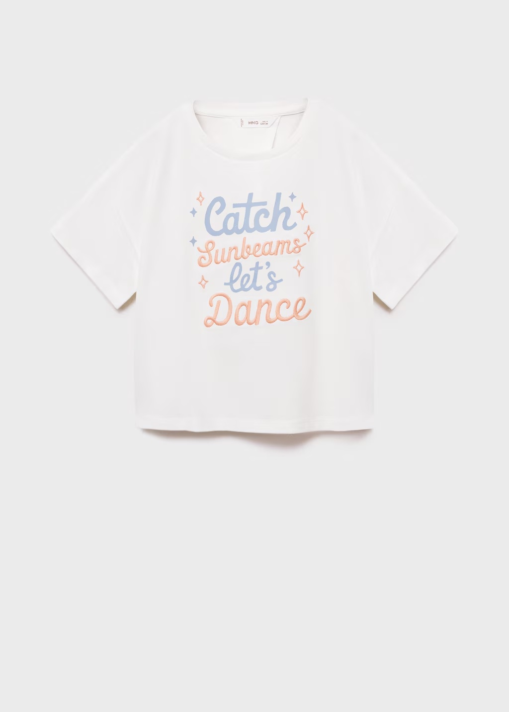 Printed cotton-blend T-shirt