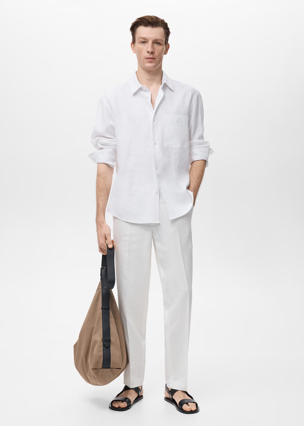 100% linen shirt with pocket 3 100% linen shirt with pocket