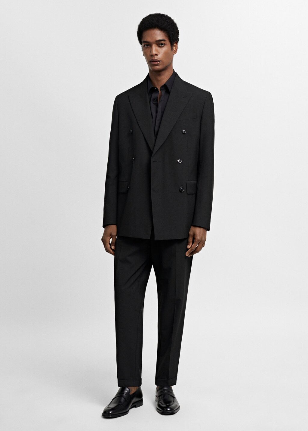 Slim fit double-breasted suit blazer 3 Slim fit double-breasted suit blazer