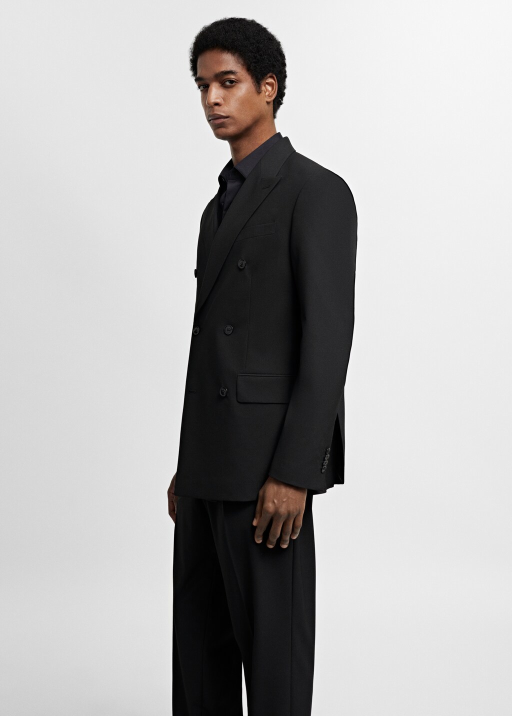 Slim fit double-breasted suit blazer 6 Slim fit double-breasted suit blazer