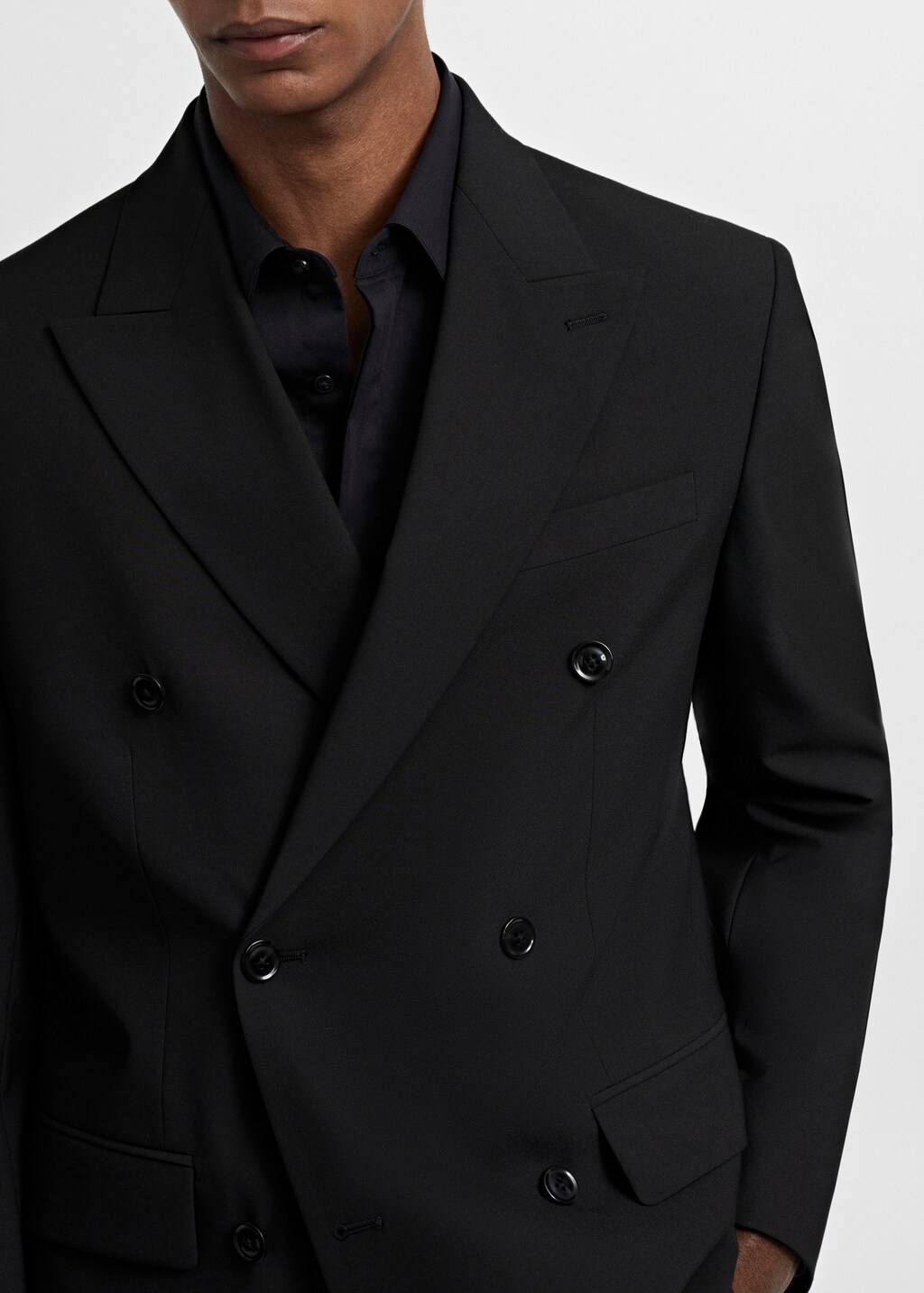 Slim fit double-breasted suit blazer 7 Slim fit double-breasted suit blazer