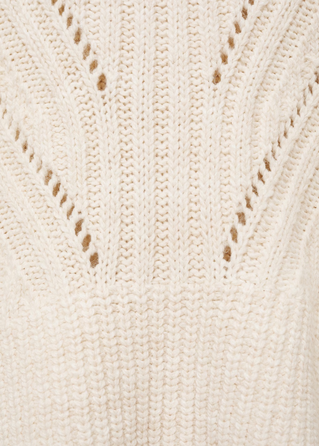 Turtleneck sweater with unstitched detail 10 Turtleneck sweater with unstitched detail