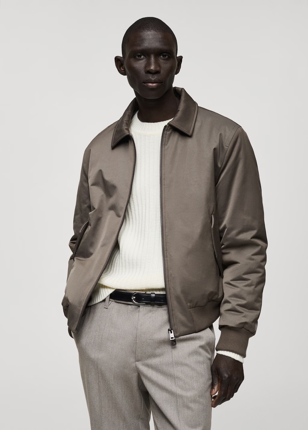 Quilted water repellent jacket