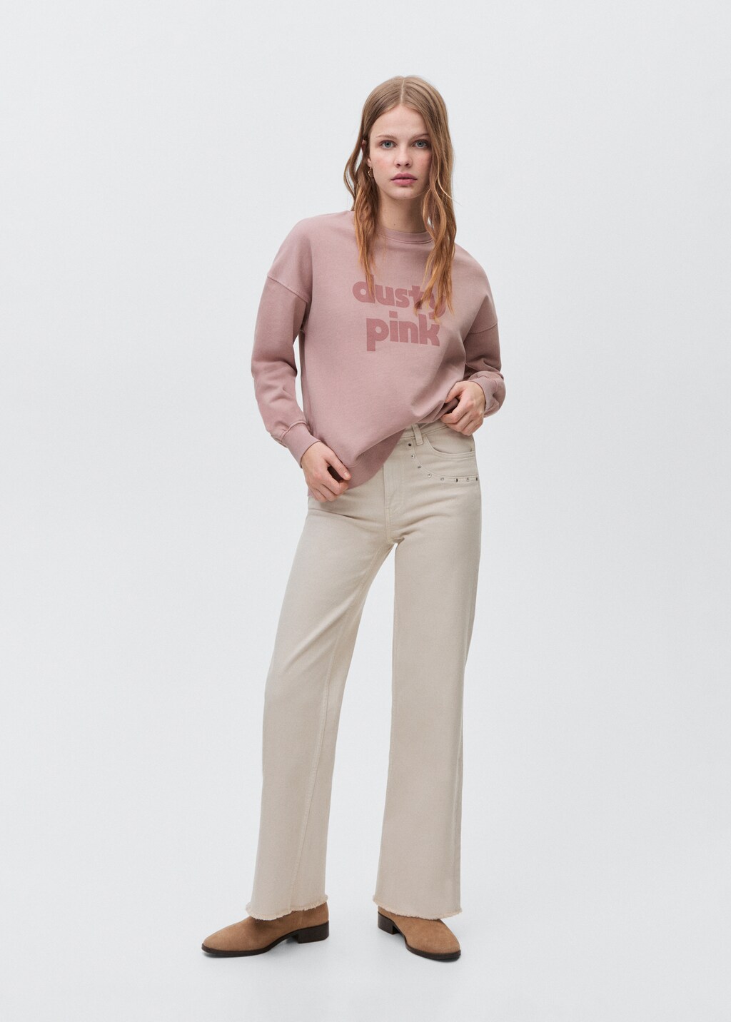 Cotton-blend printed sweatshirt 3 Cotton-blend printed sweatshirt
