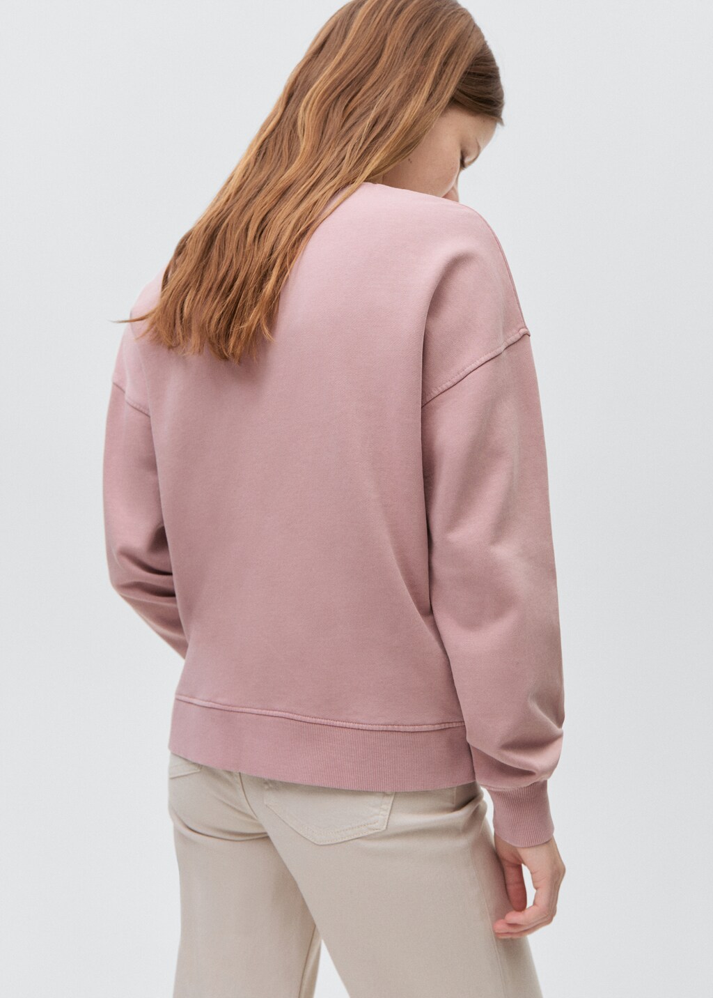 Cotton-blend printed sweatshirt 4 Cotton-blend printed sweatshirt