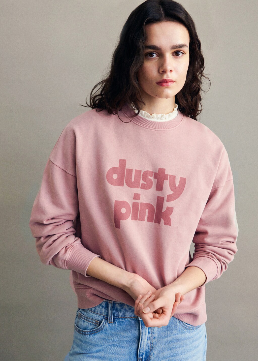 Cotton-blend printed sweatshirt 6 Cotton-blend printed sweatshirt