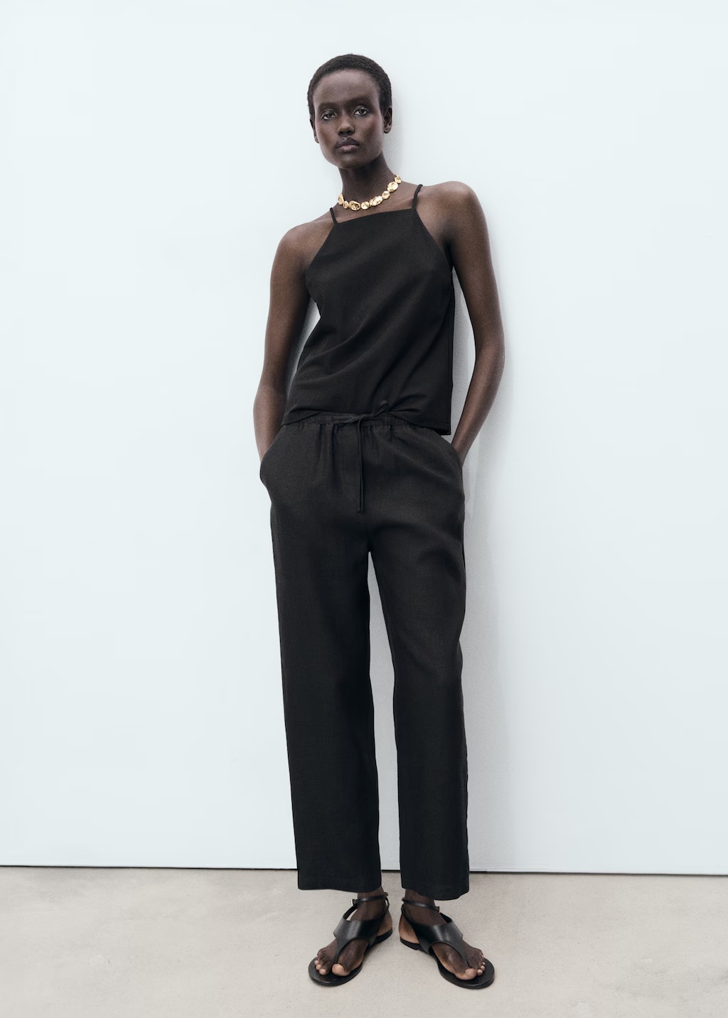 Linen pants with drawstring 3 Linen pants with drawstring
