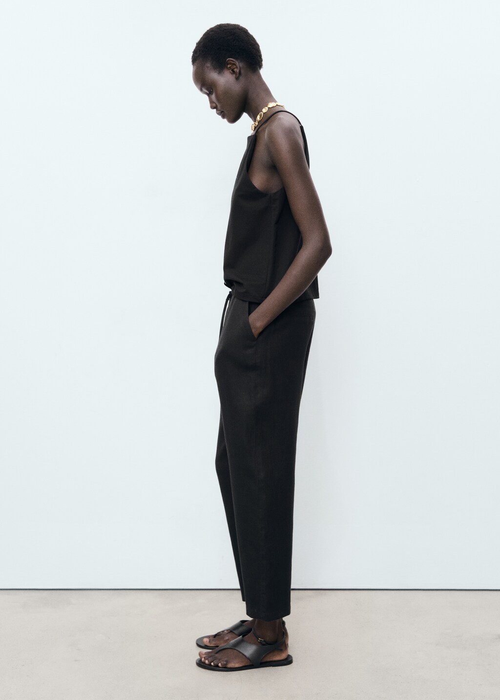 Linen pants with drawstring 5 Linen pants with drawstring