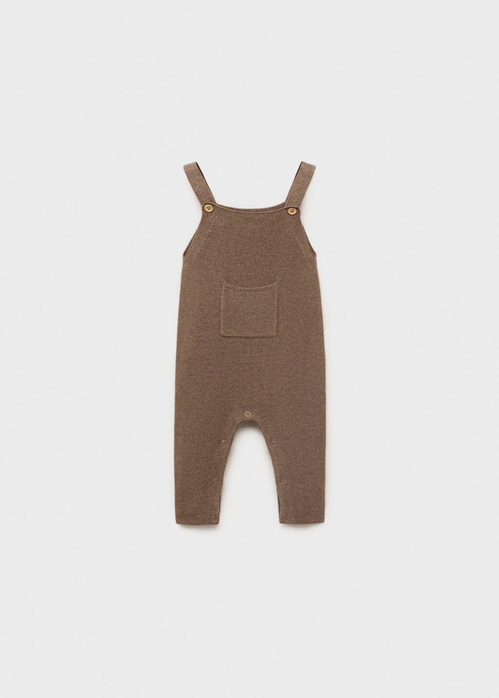 Long knitted dungarees
