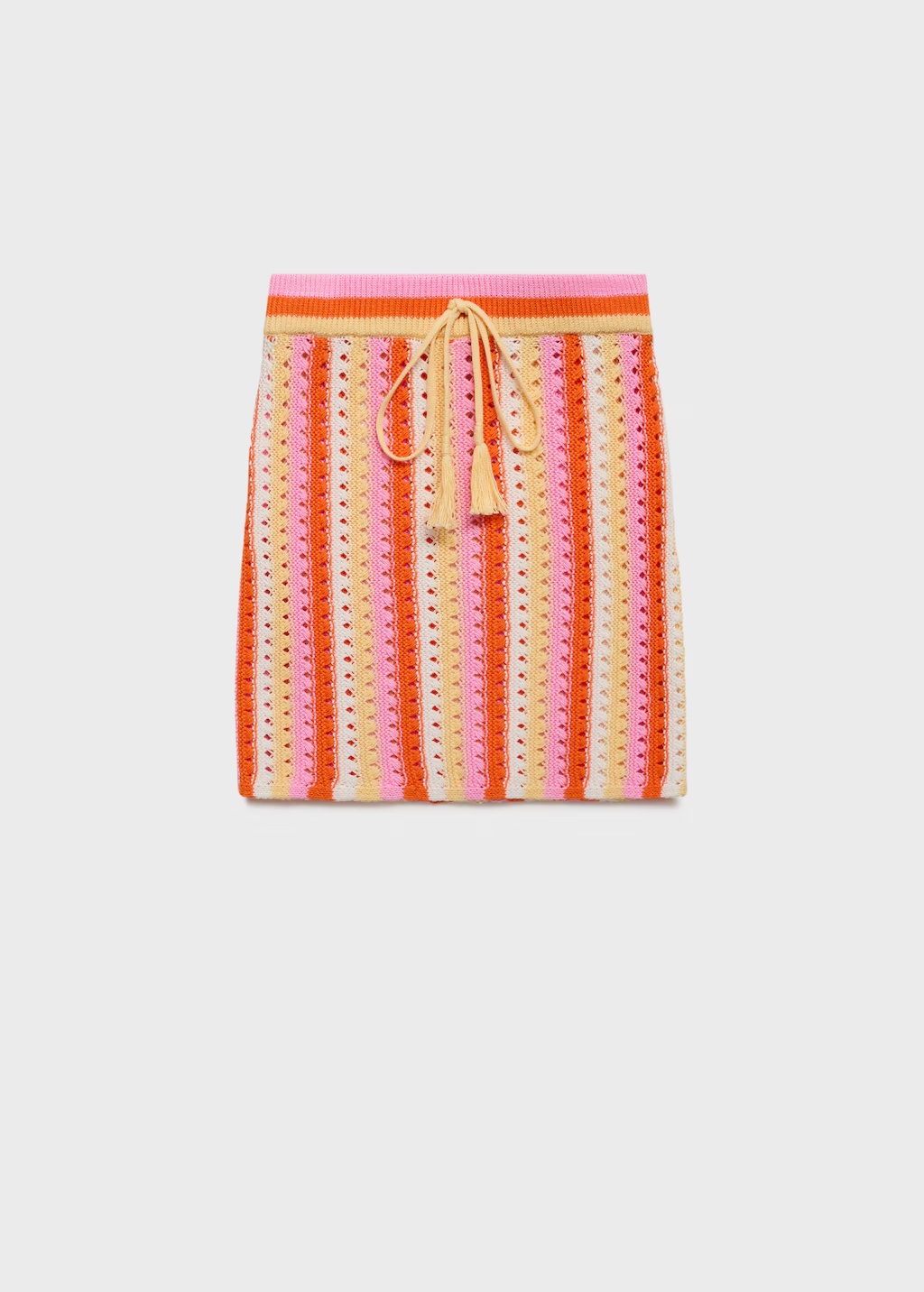 Two-tone striped crochet skirt 8 Two-tone striped crochet skirt