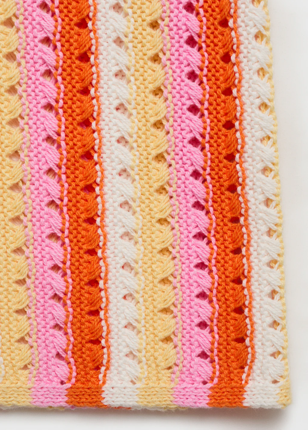 Two-tone striped crochet skirt 9 Two-tone striped crochet skirt