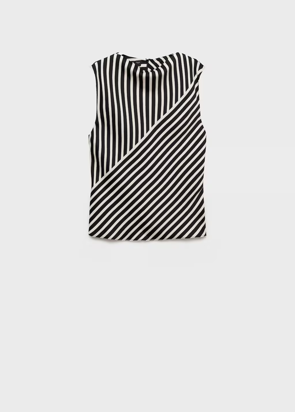Striped perkins-neck blouse 10 Striped perkins-neck blouse