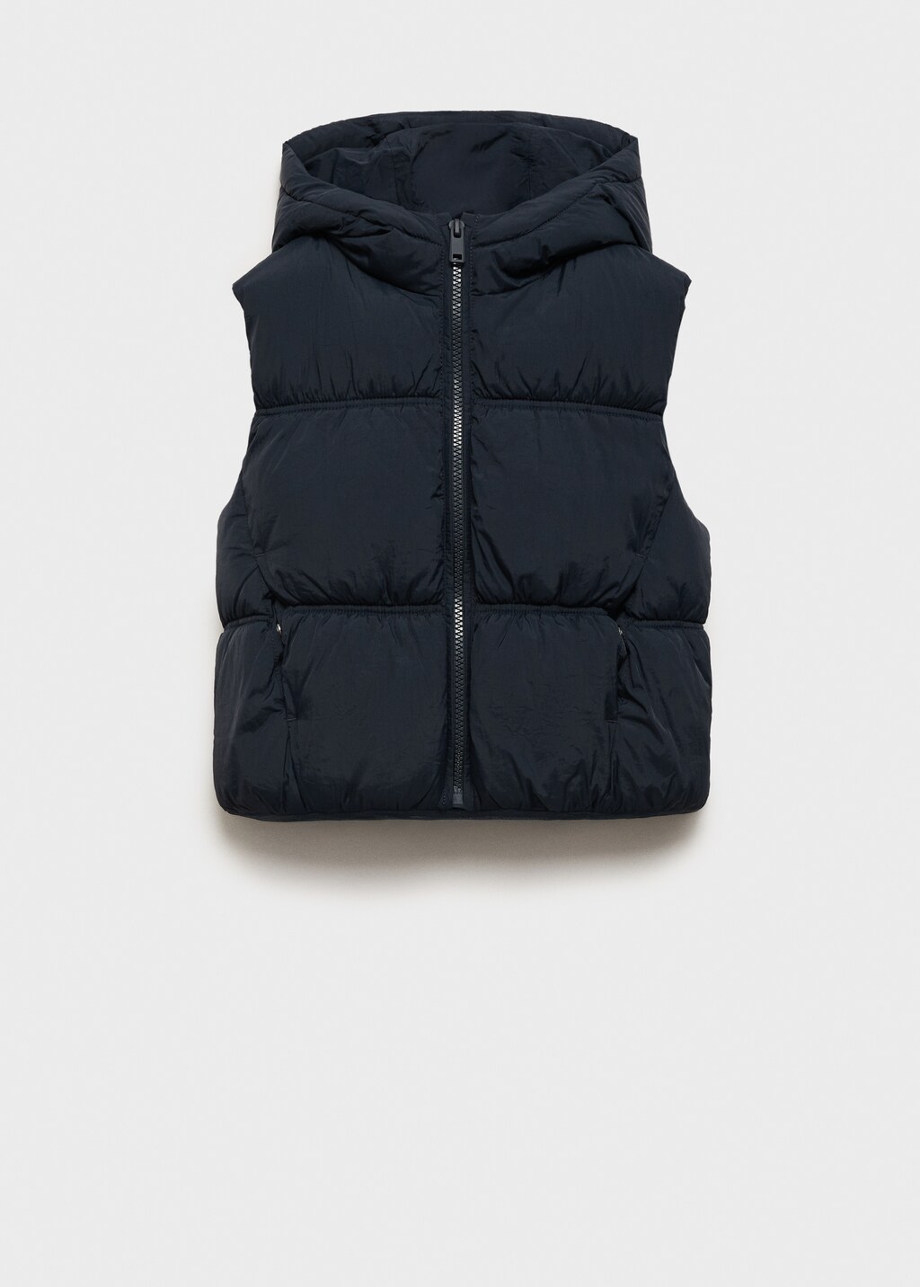 Quilted gilet with hood 4 Quilted gilet with hood