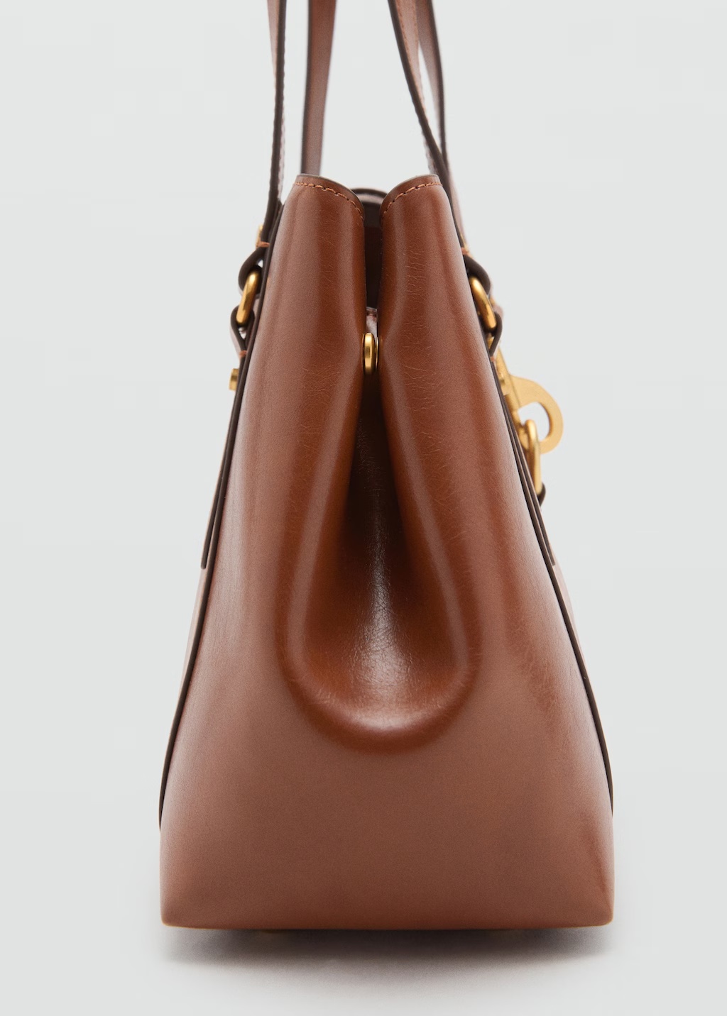 Large shoulder bag with hook fastener 4 Large shoulder bag with hook fastener