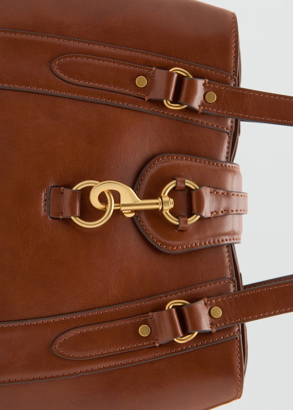 Large shoulder bag with hook fastener 5 Large shoulder bag with hook fastener