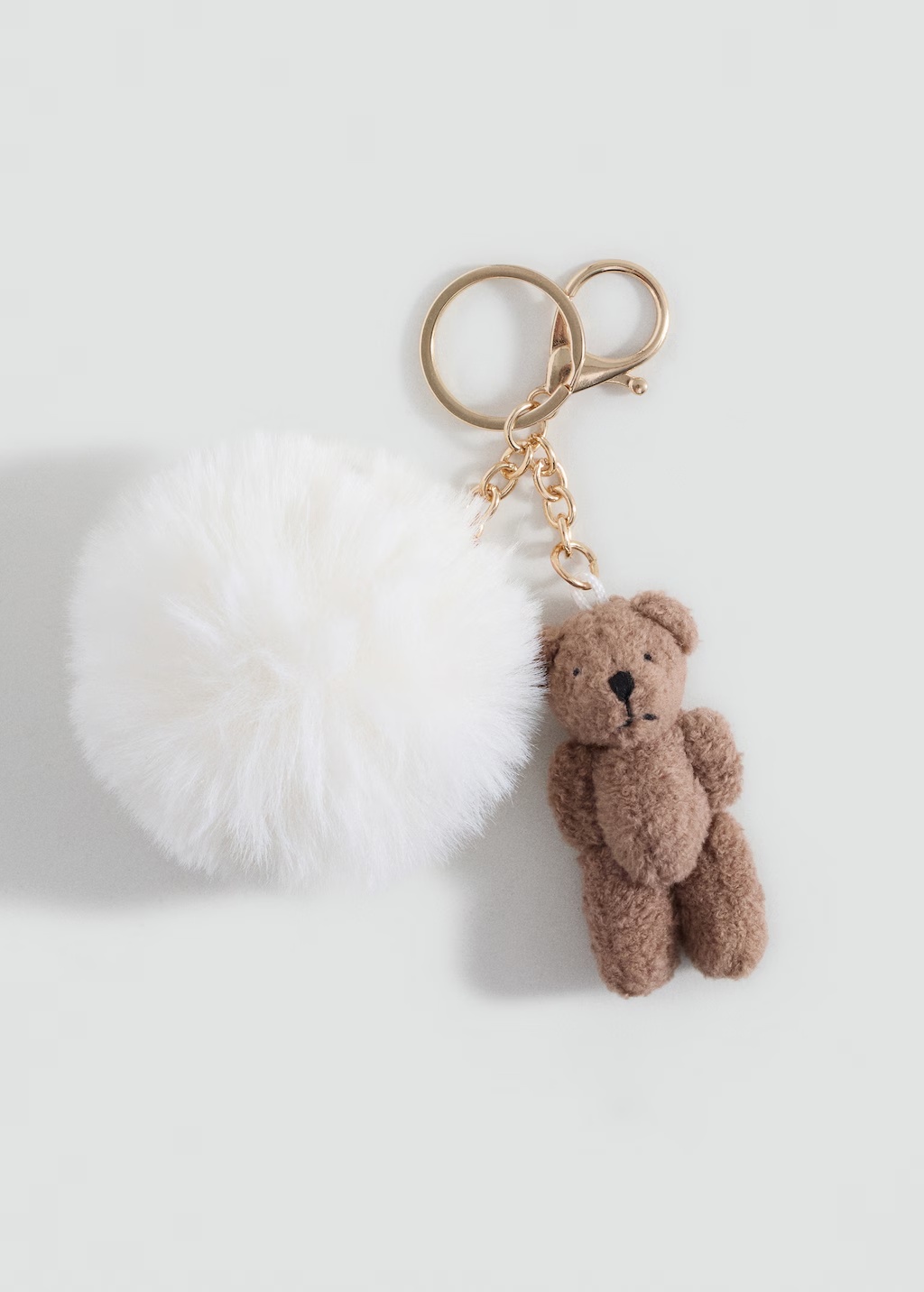 Keychain with bear design 3 Keychain with bear design