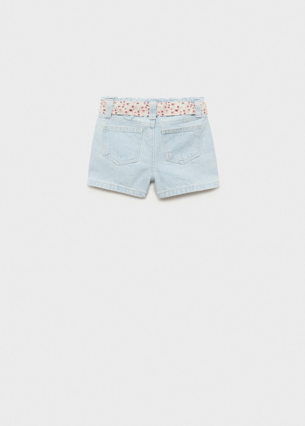 Denim shorts with belt 6 Denim shorts with belt