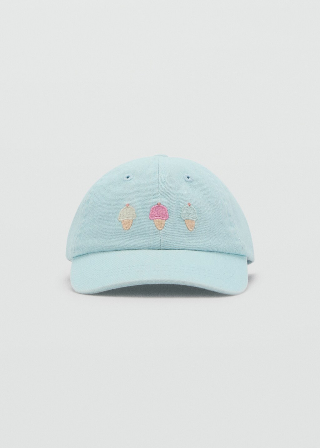 Embroidered detail cap