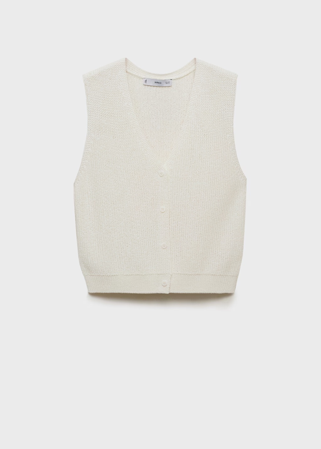 Openwork knitted waistcoat 9 Openwork knitted waistcoat