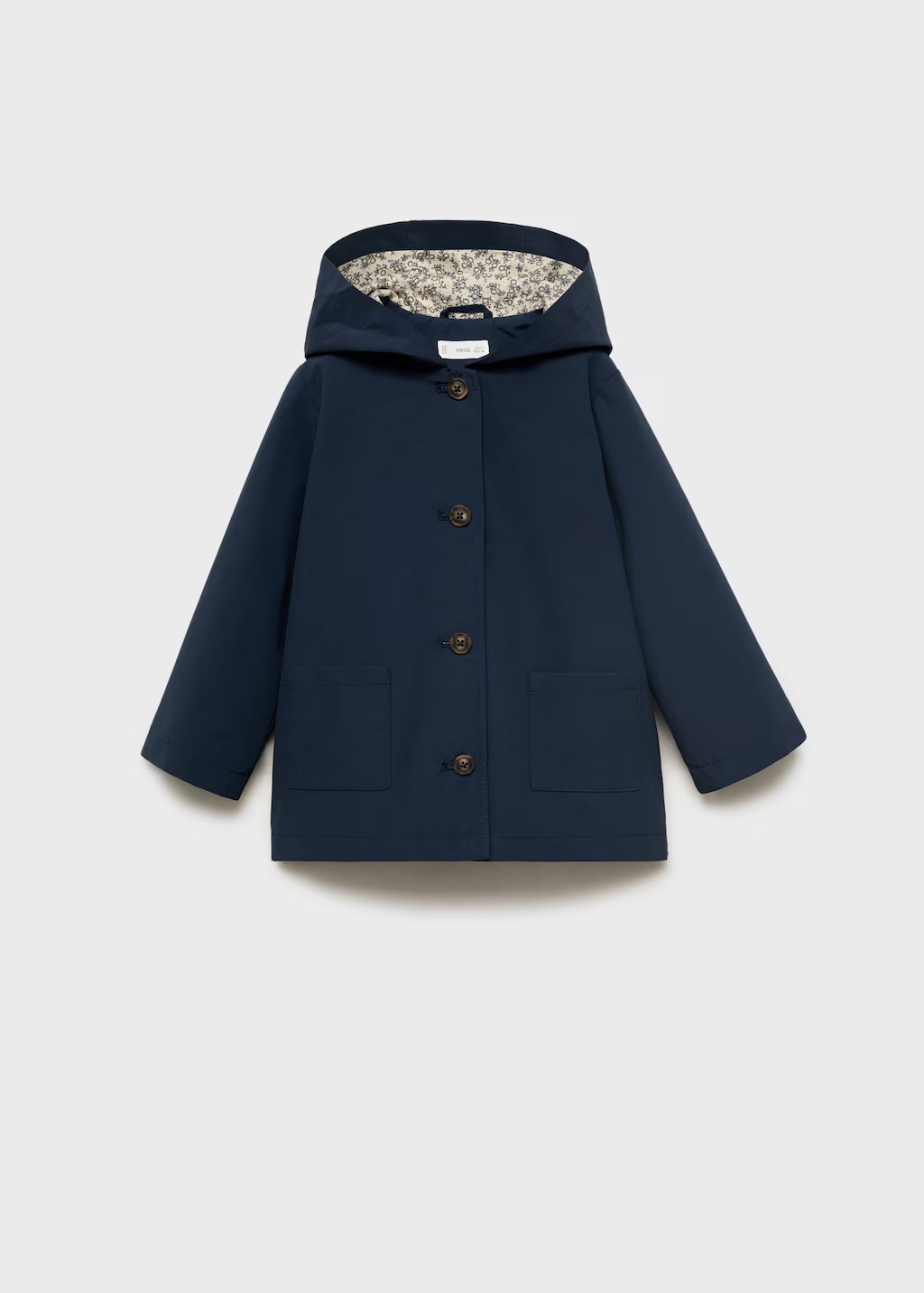 Hooded cotton parka