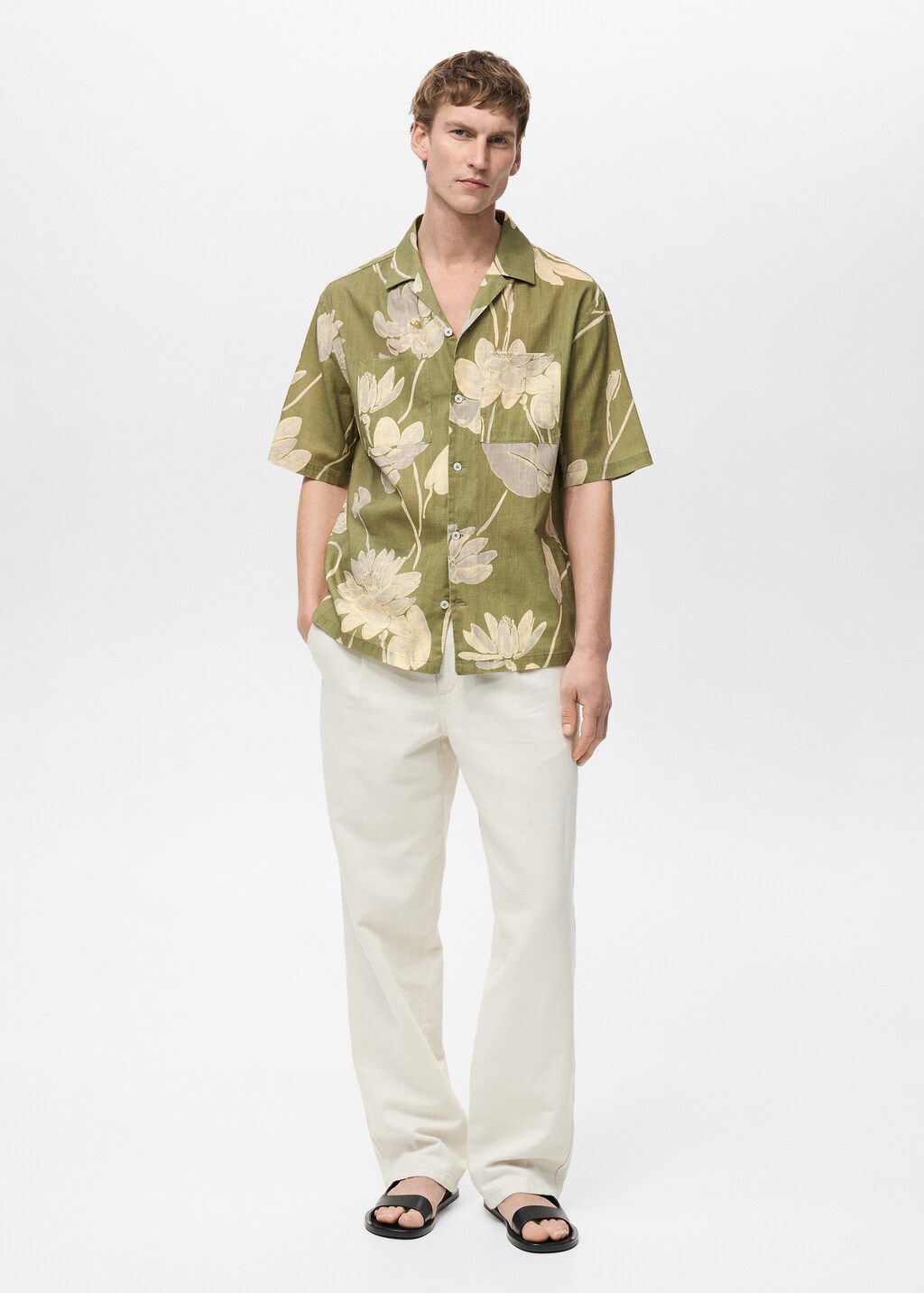Floral-print cotton shirt 3 Floral-print cotton shirt