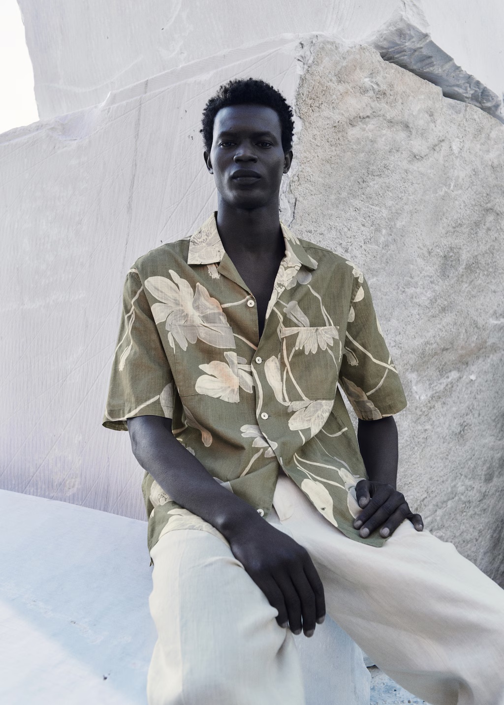 Floral-print cotton shirt 7 Floral-print cotton shirt