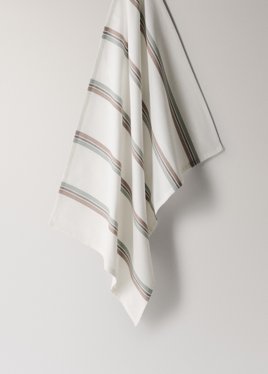 Cotton yarn-dyed striped kitchen towel