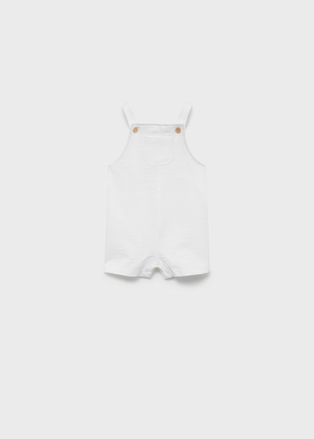 Short cotton dungarees