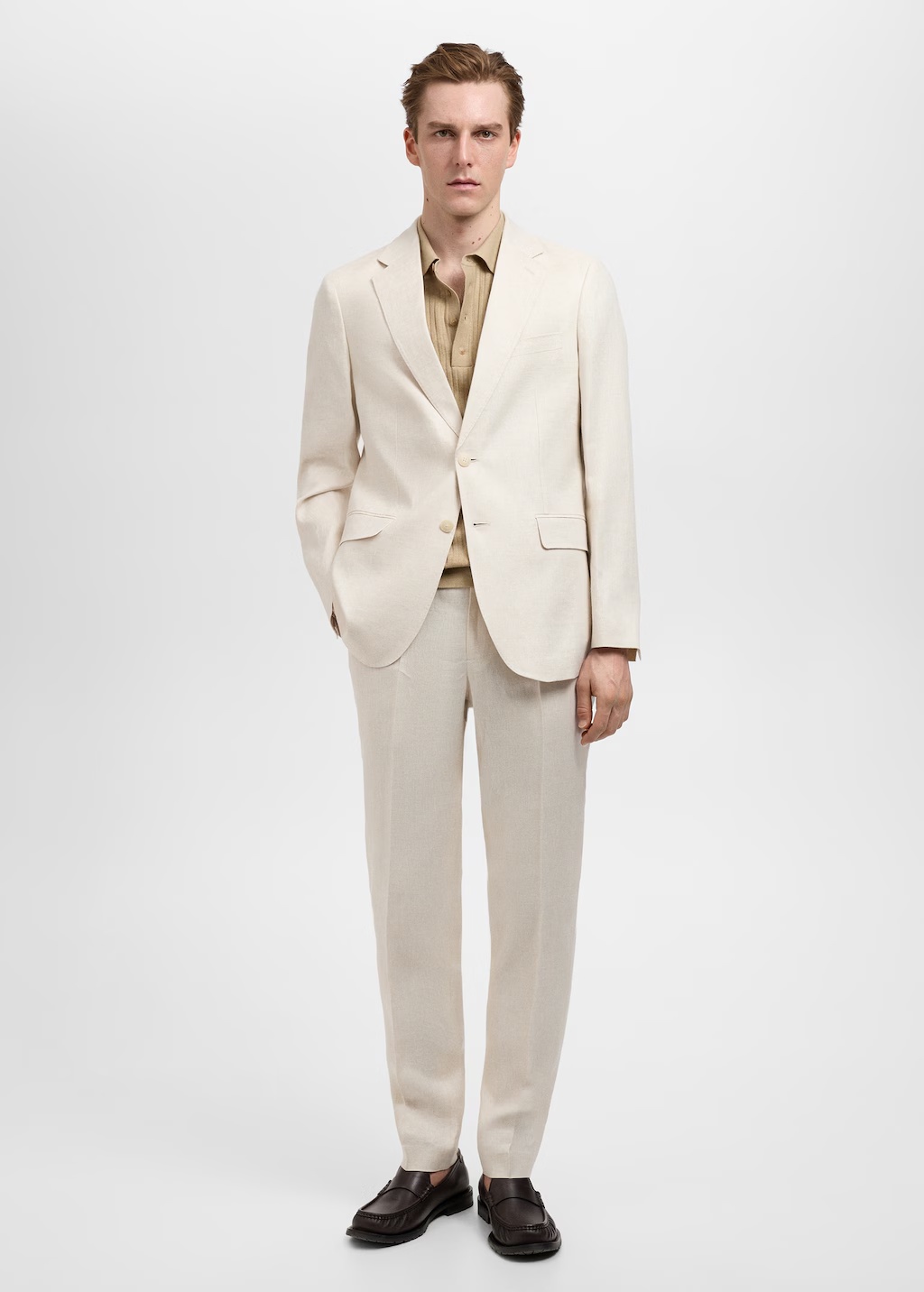 Amalfi 100% linen slim-fit suit blazer 3 Amalfi 100% linen slim-fit suit blazer