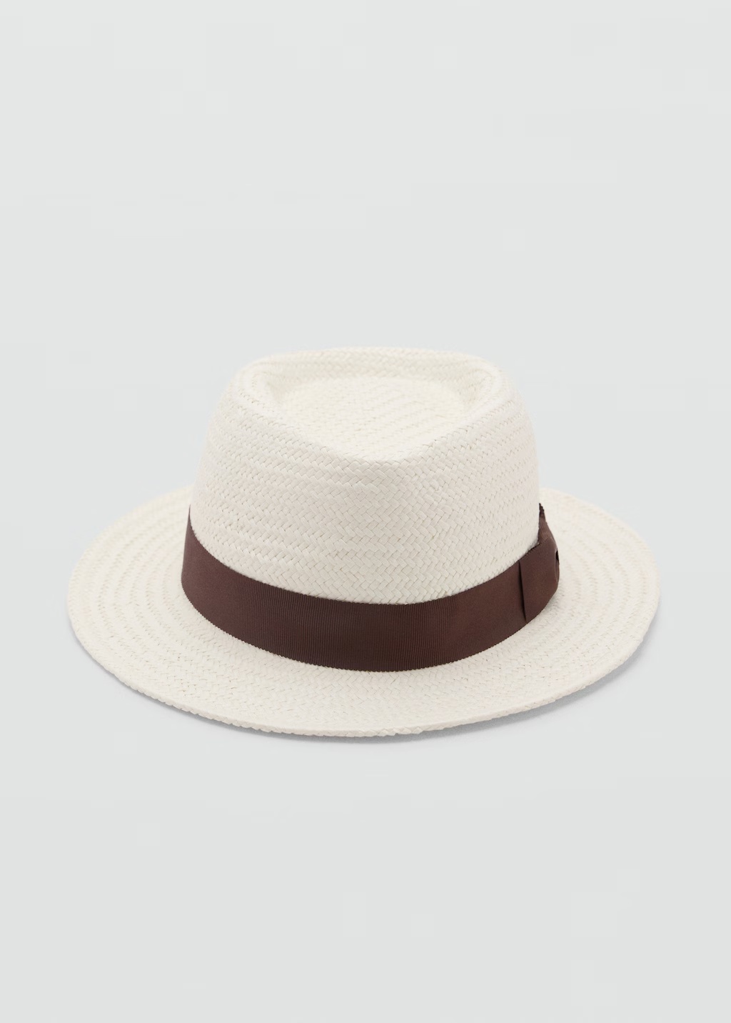 Natural fiber bow hat
