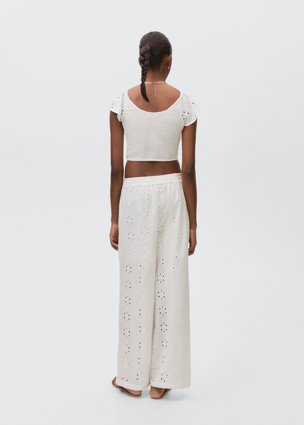 Embroidered straight-fit pants 4 Embroidered straight-fit pants