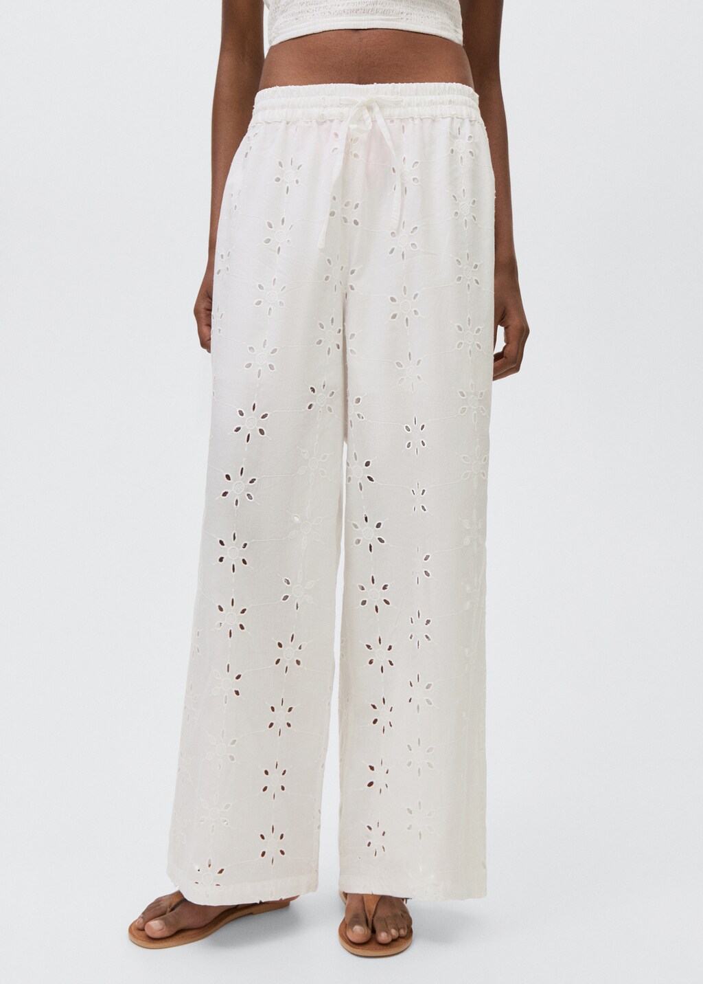 Embroidered straight-fit pants 5 Embroidered straight-fit pants