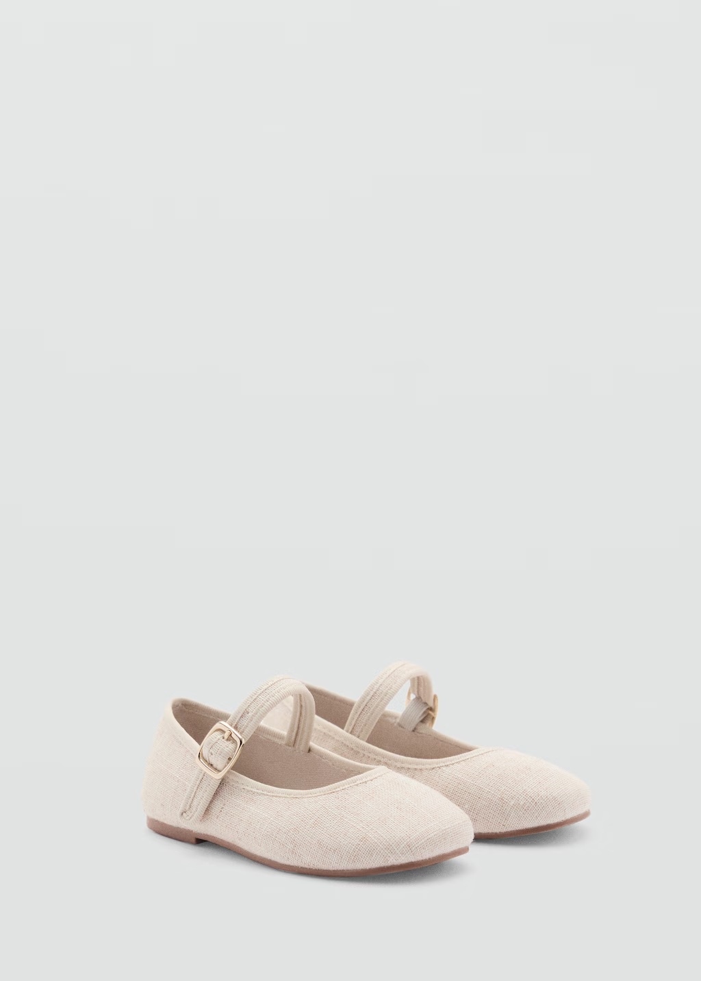 Ballet flats with buckle