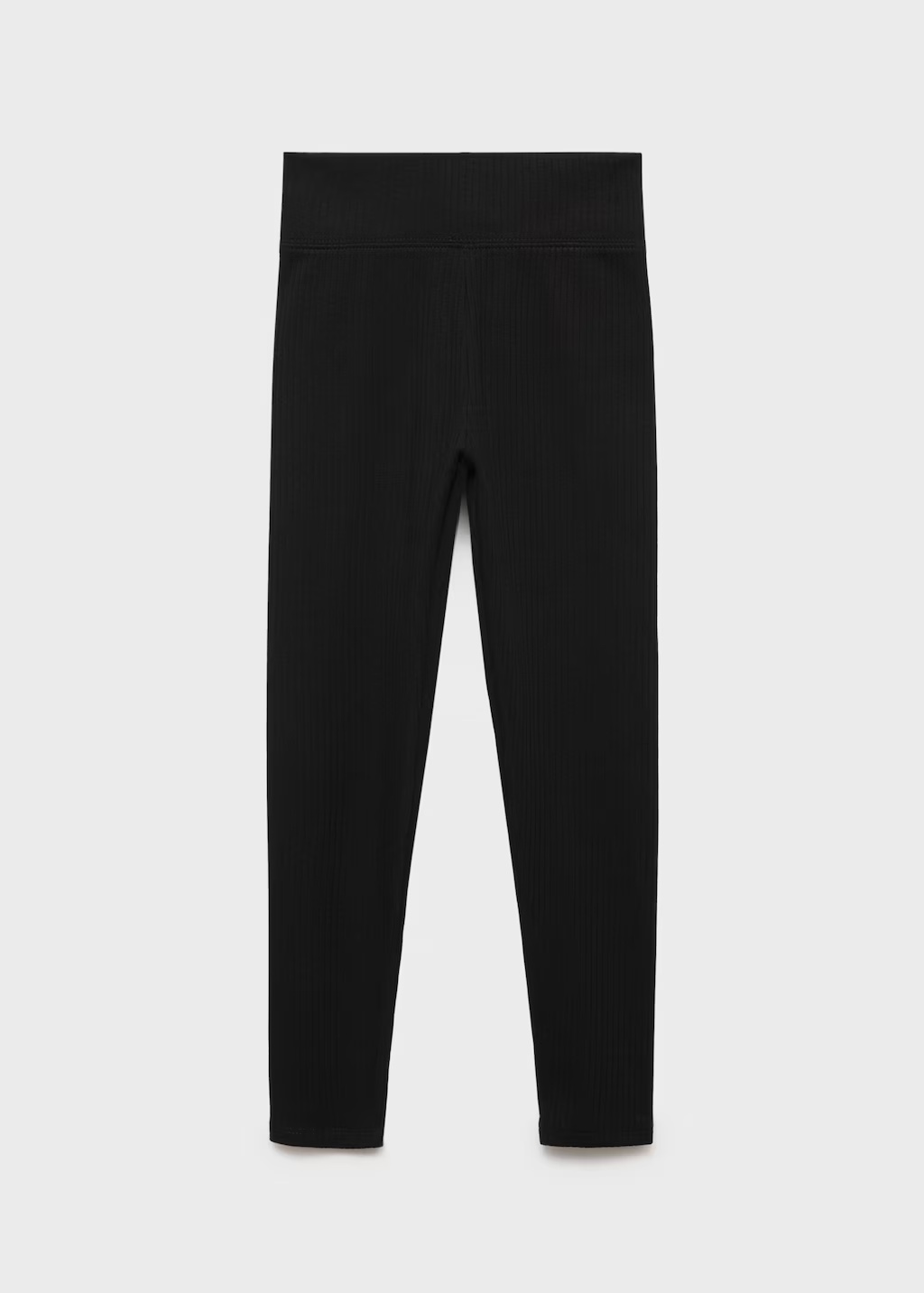 Cotton ribbed leggings