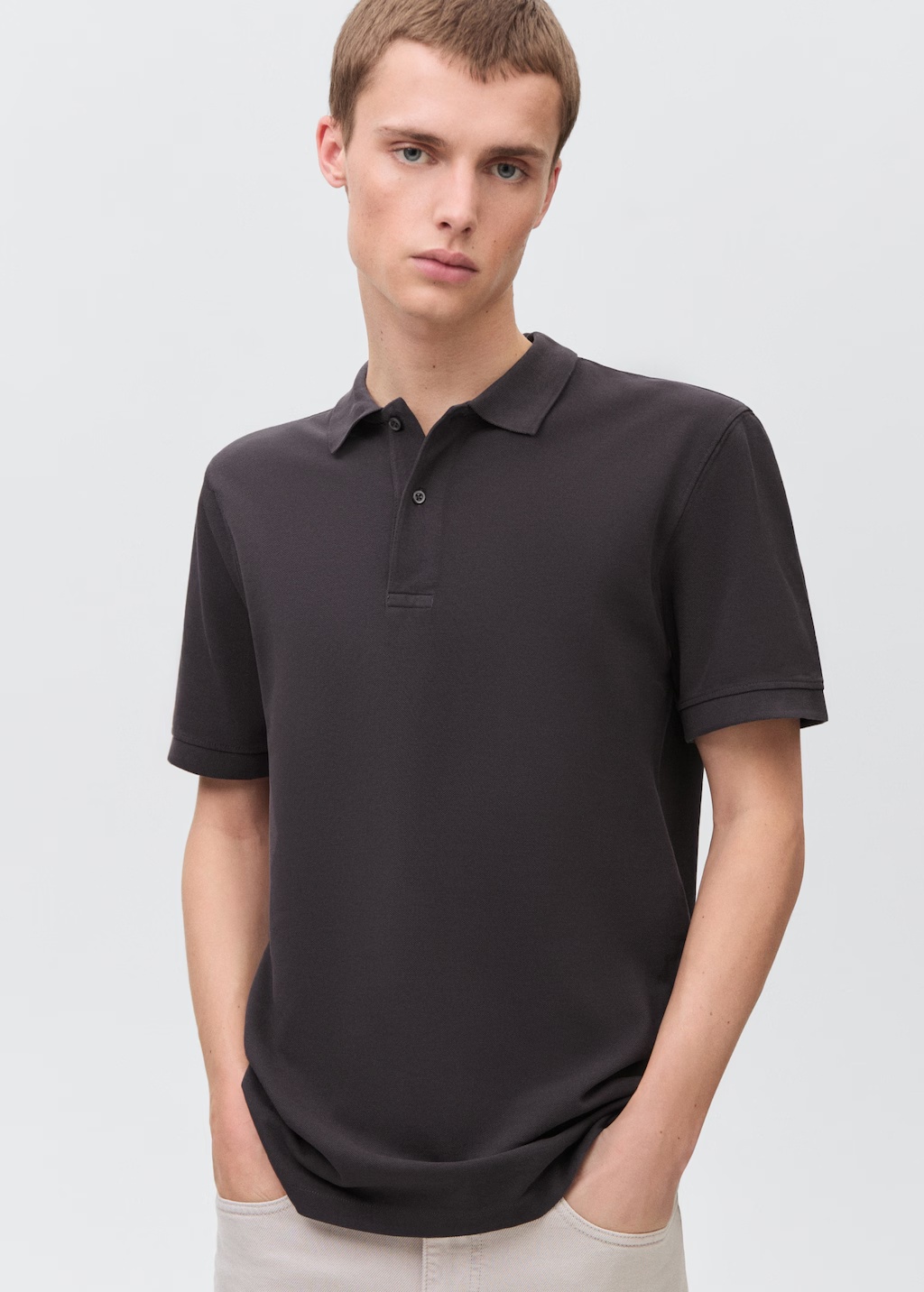 Cotton piquÃ© polo shirt