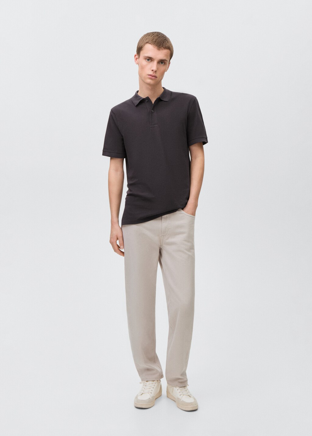 Cotton piqué polo shirt 3 Cotton piqué polo shirt