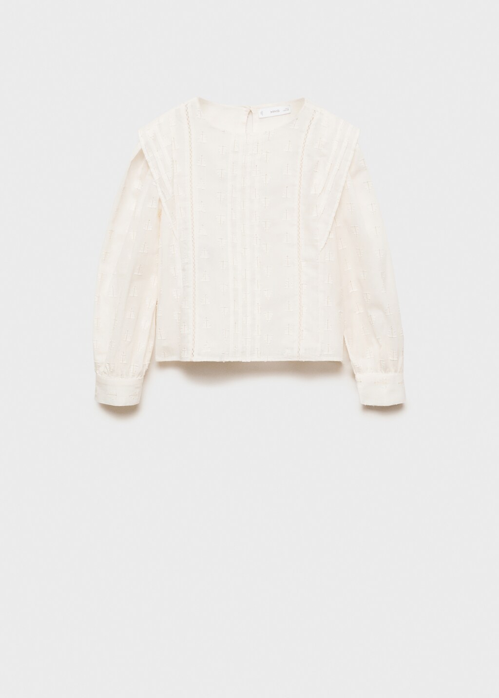 Metallic thread blouse