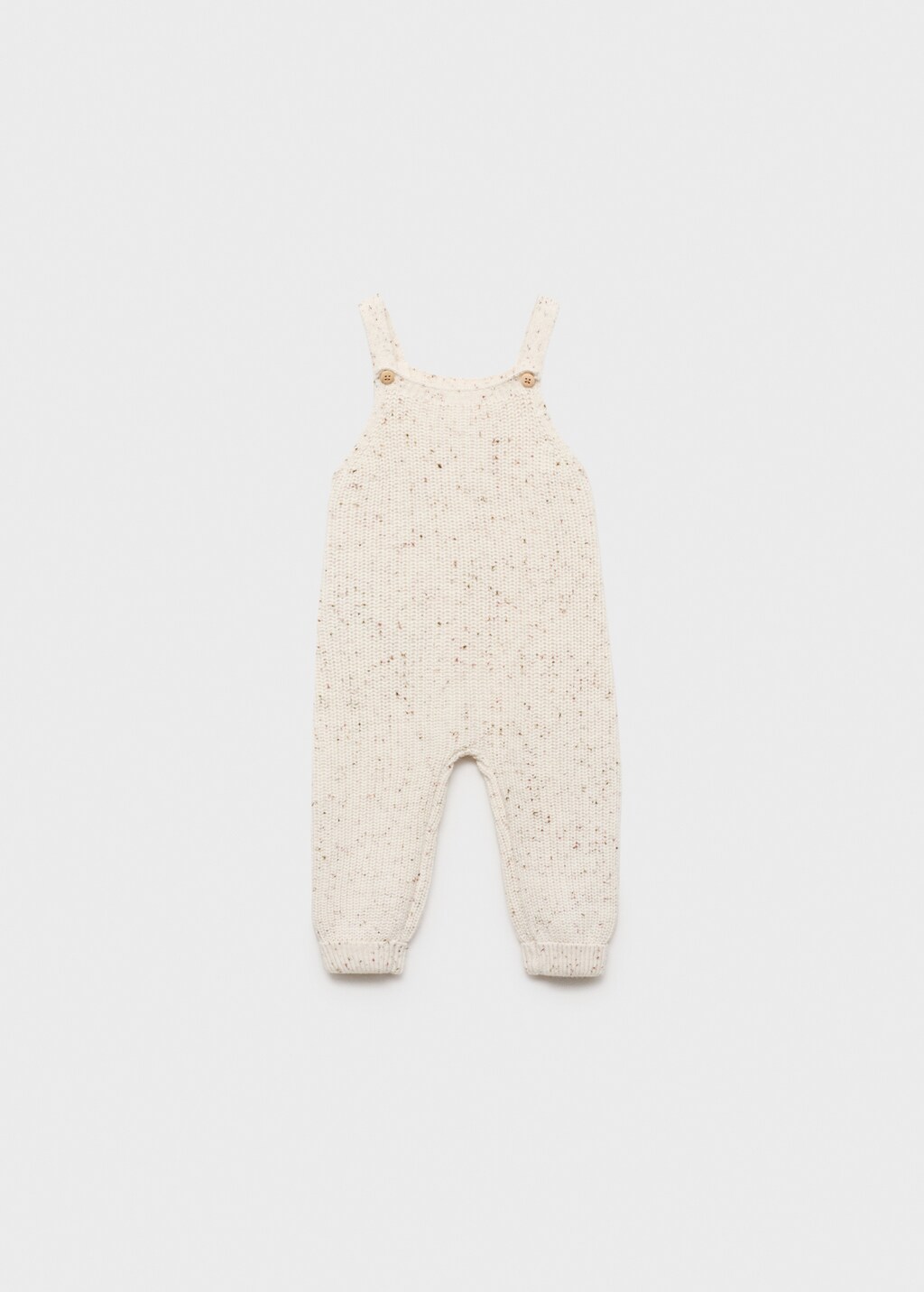 Cotton knit dungarees