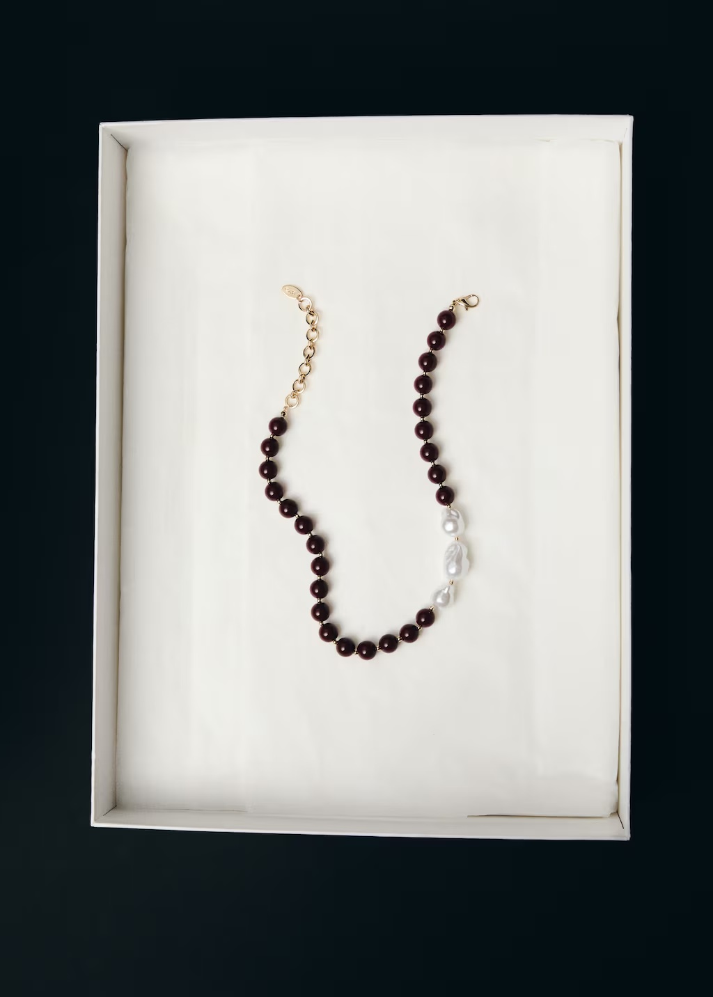 Combined ball necklace