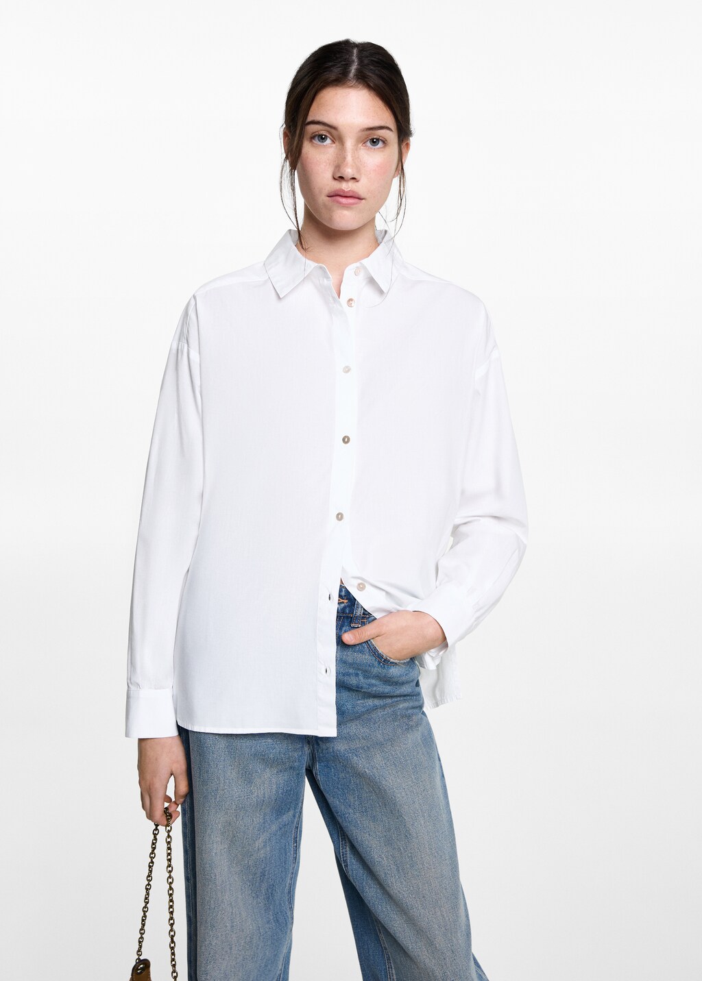 Oversize cotton shirt