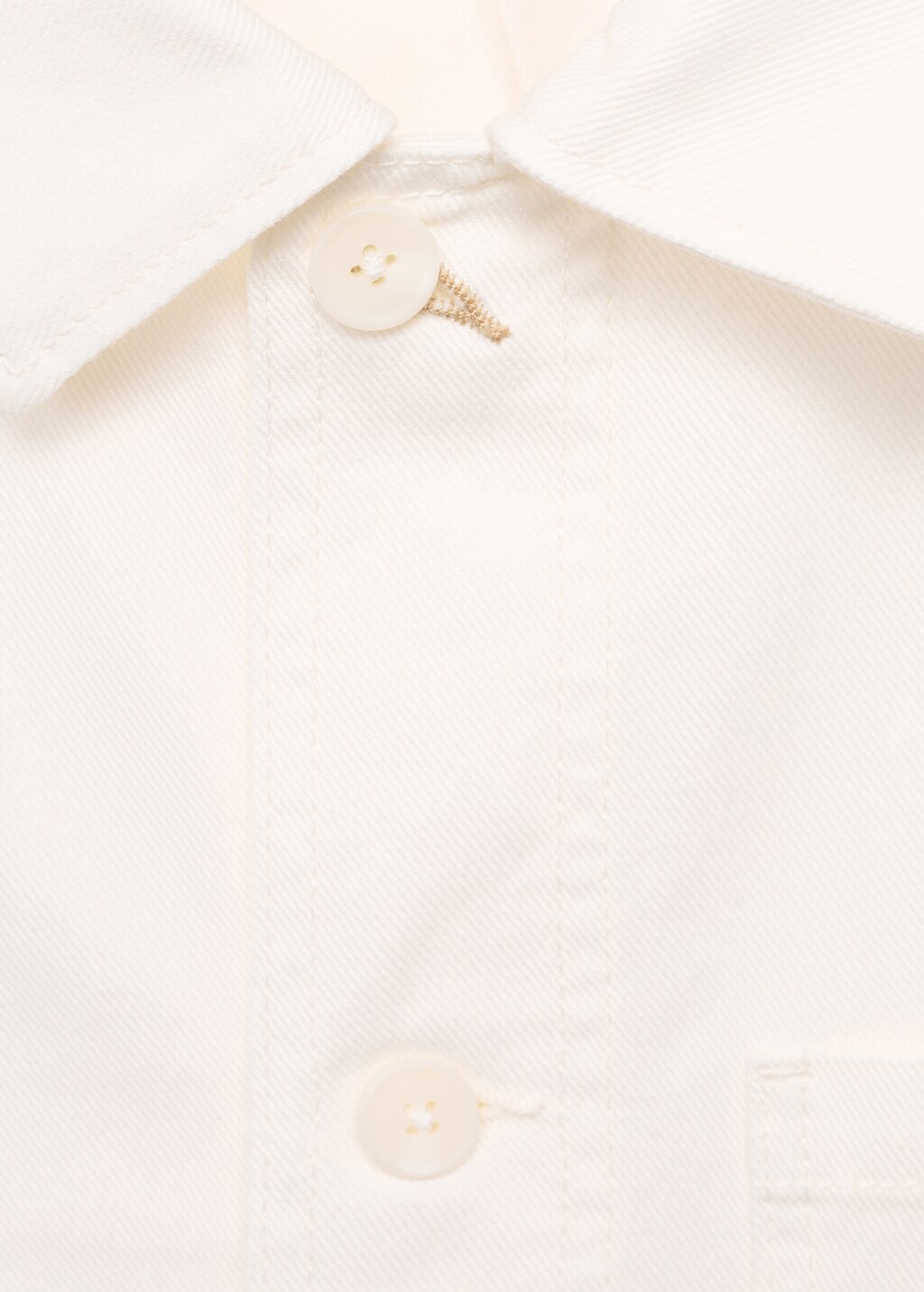 100% cotton jacket with pockets