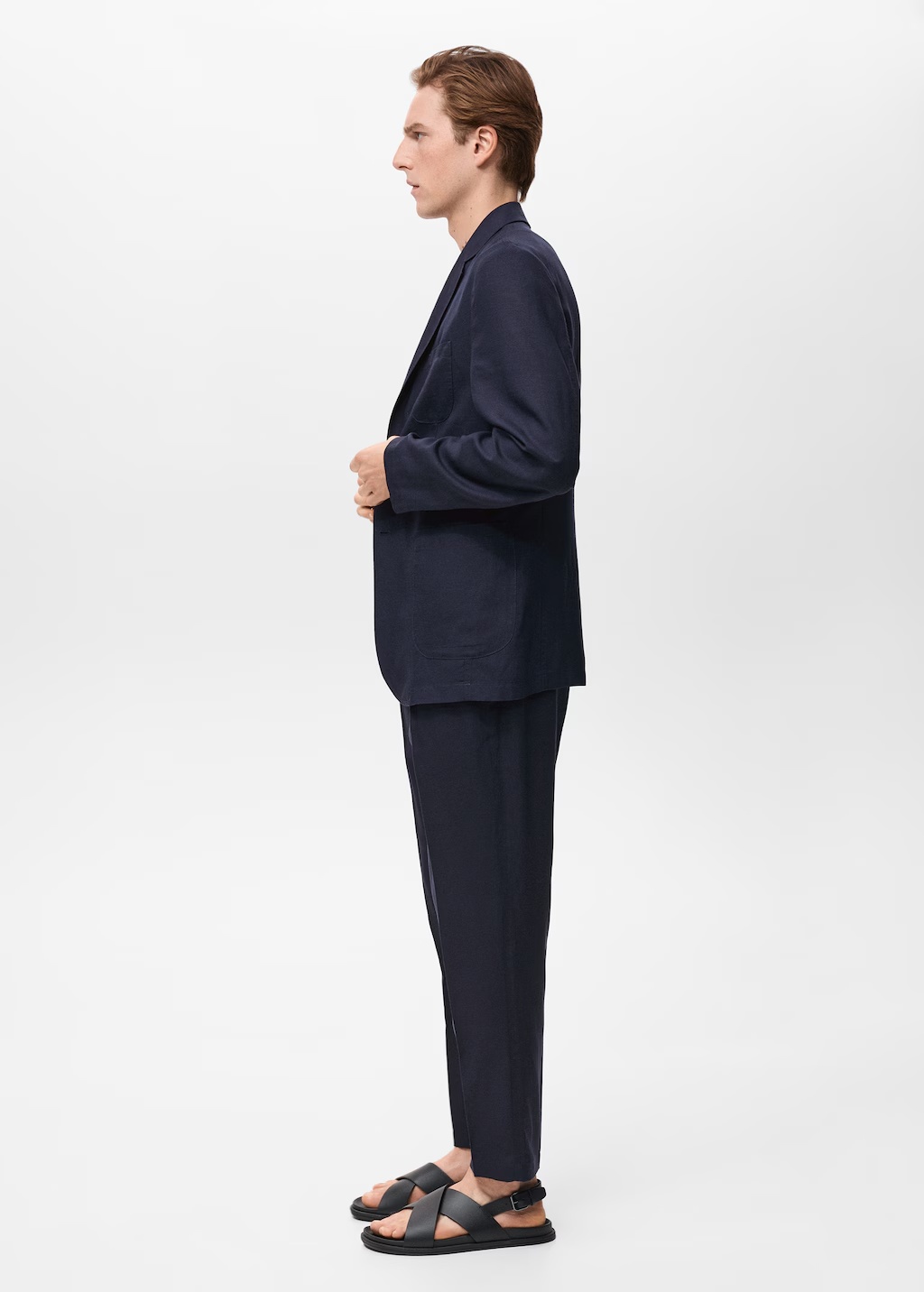 Slim fit linen suit blazer 6 Slim fit linen suit blazer