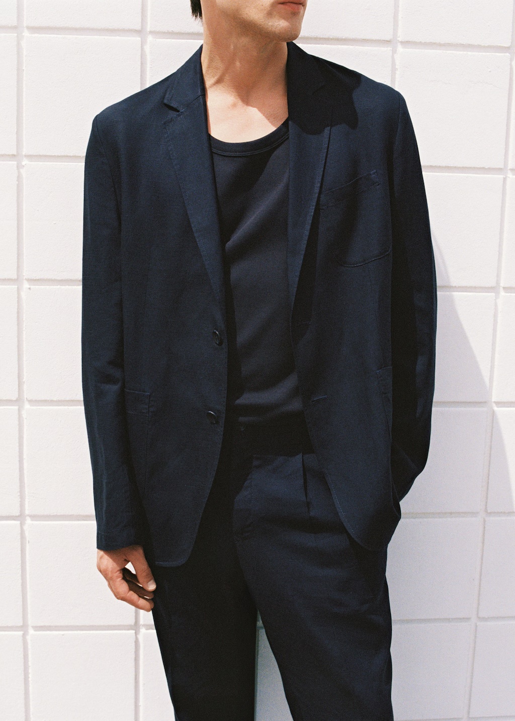Slim fit linen suit blazer 7 Slim fit linen suit blazer